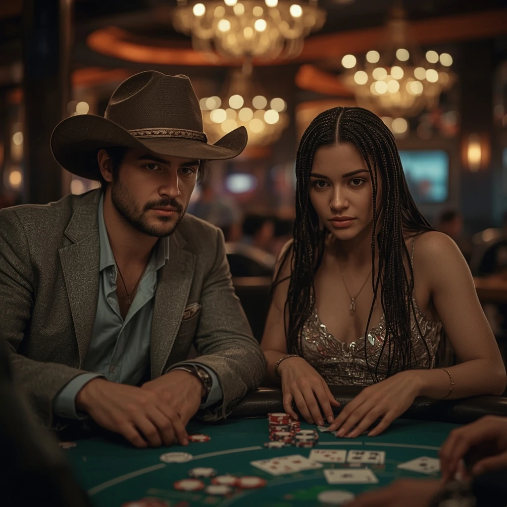 photo de deux joueurs de poker au casino AllySpin